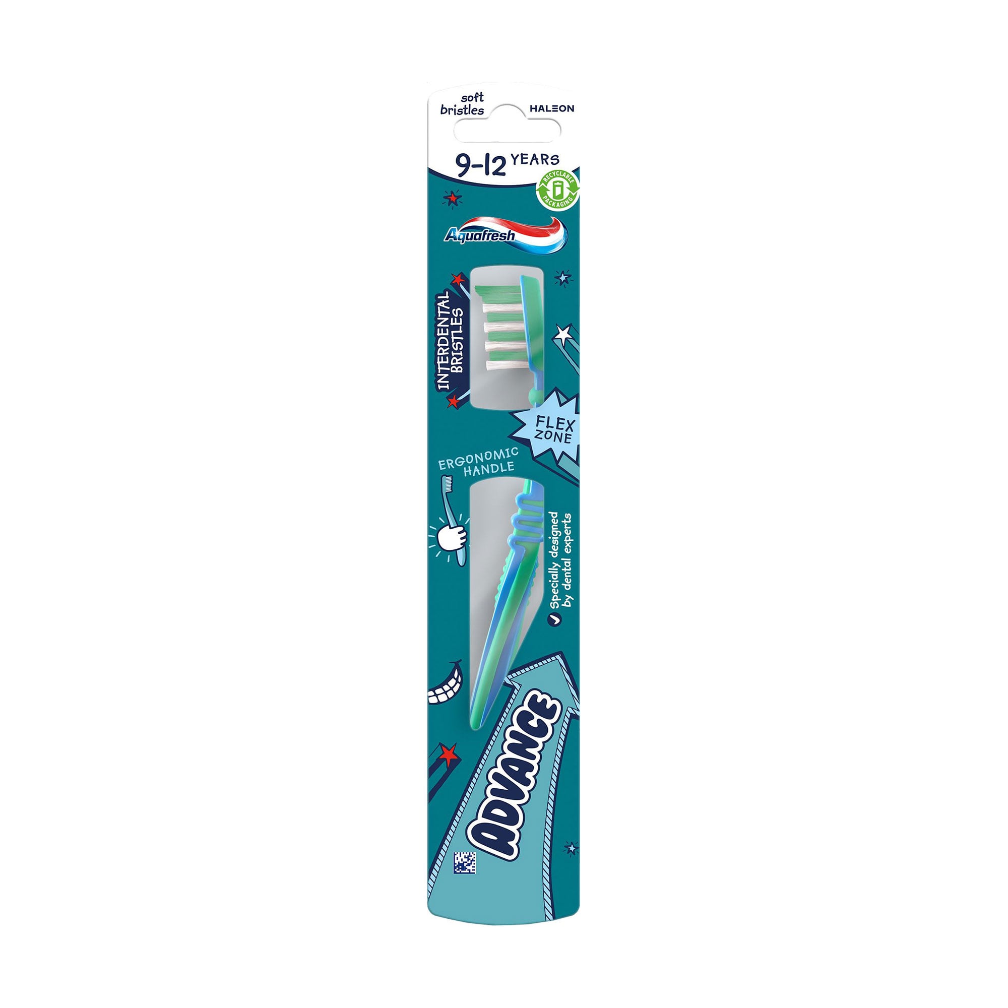 Дитяча зубна щітка Aquafresh Advance від 9 до 12 років